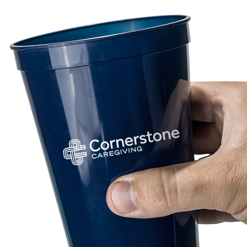 16 OZ. Navy Stadium Cup (Box of 100)